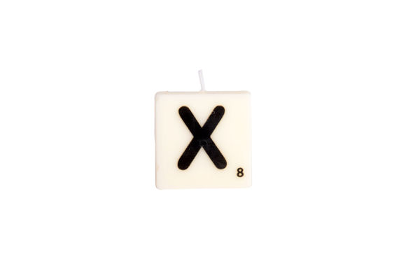 Picture of LETTER CANDLE - X