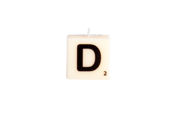 Picture of LETTER CANDLE - D