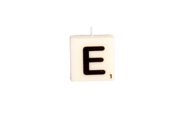 Picture of LETTER CANDLE - E
