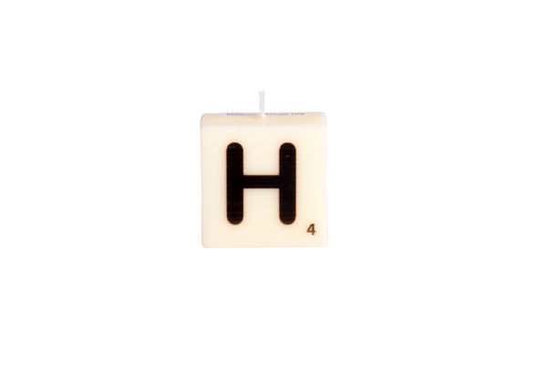 Picture of LETTER CANDLE - H