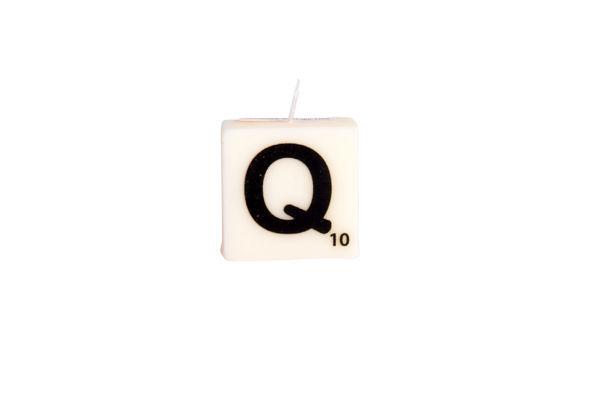 Picture of LETTER CANDLE - Q