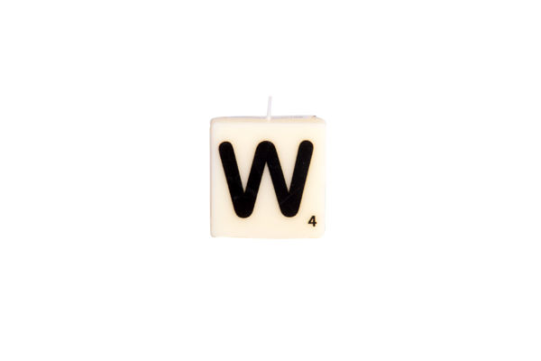 Picture of LETTER CANDLE - W