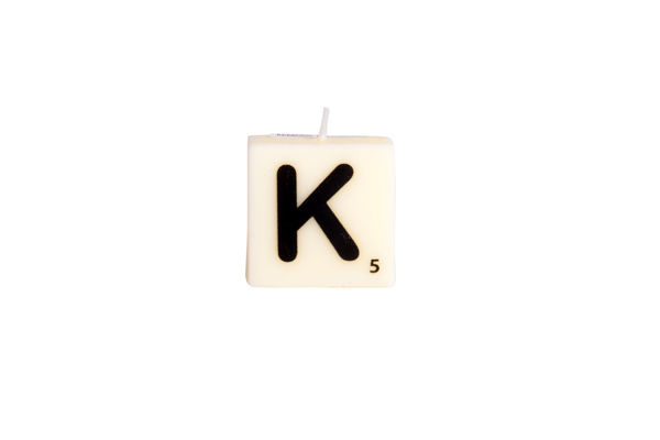 Picture of LETTER CANDLE - K