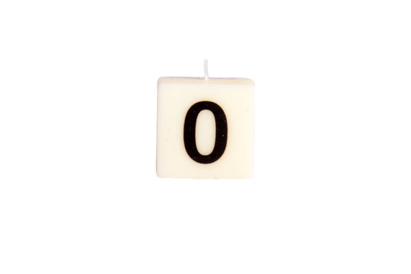 Picture of NUMBER CANDLE - 0