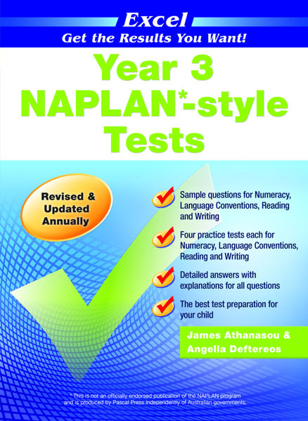 Picture of EXCEL - YEAR 3 NAPLAN*-STYLE TESTS