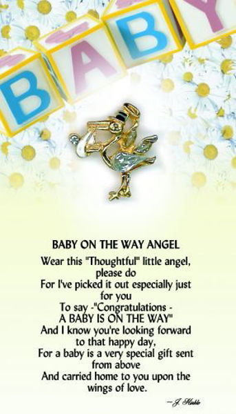 Picture of ANGEL PIN BABY ON THE WAY