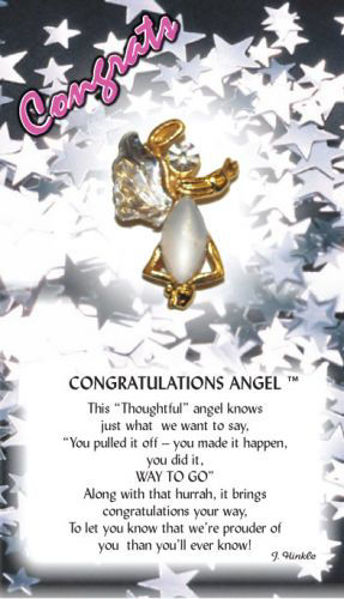 Picture of ANGEL PIN CONGRATULATIONS