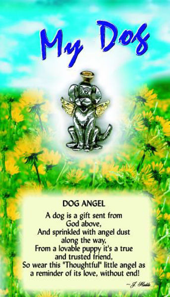 Picture of ANGEL PIN DOG ANGEL