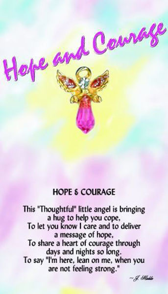 Picture of ANGEL PIN HOPE AND COURAGE CANCER