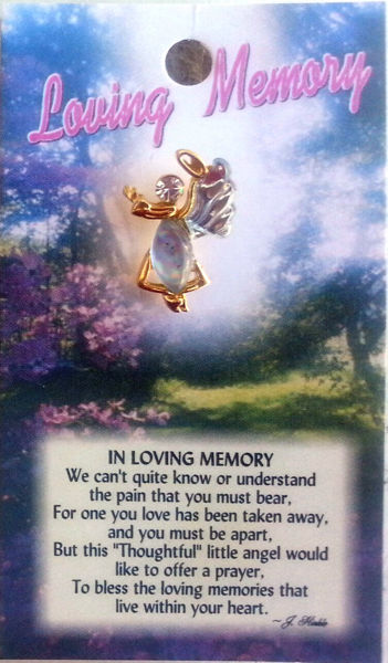 Picture of ANGEL PIN IN LOVING MEMORY