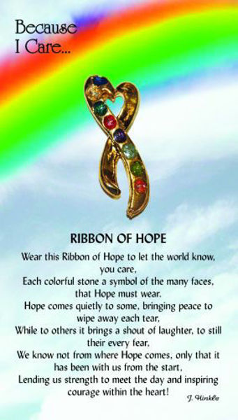 Picture of ANGEL PIN RIBBON OF HOPE