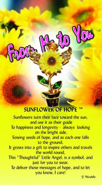 Picture of ANGEL PIN SUNFLOWER OF HOPE