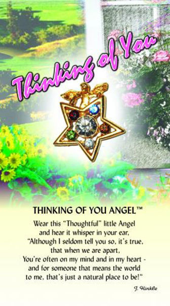 Picture of ANGEL PIN THINKING OF YOU