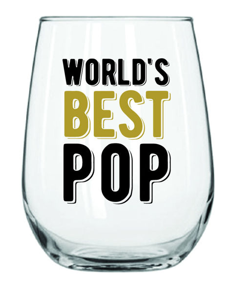Picture of WORLDS BEST POP STEMLESS GLASS