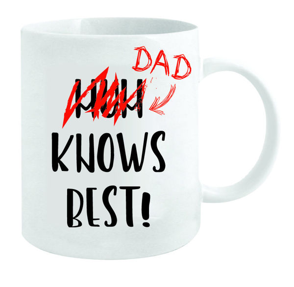 Picture of DAD KNOWS BEST MUG