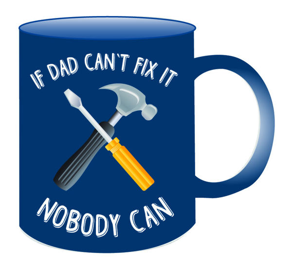 Picture of IF DAD CANT FIX IT  MUG AND COASTER SET