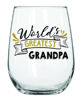 Picture of WORLDS GREATEST GRANDPA STEMLESS GLASS
